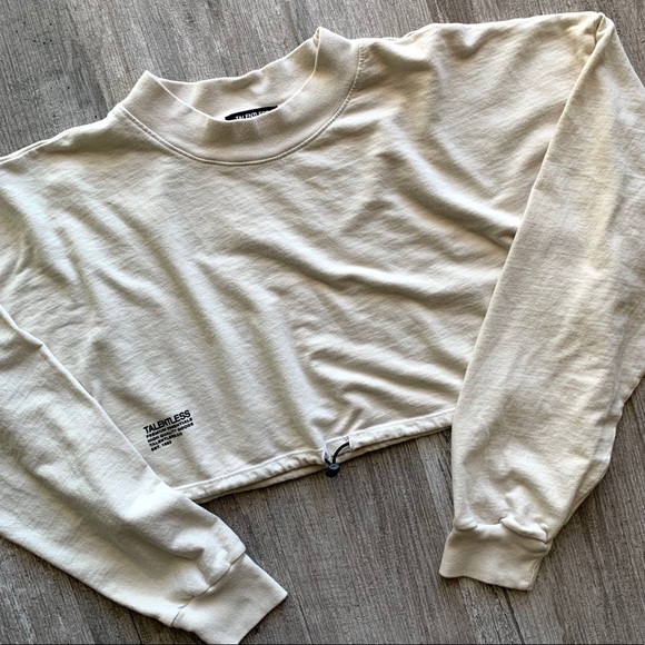 🔥🔥TALENTLESS - CINCH CROPPED LS TEE🔥🔥 - Picture 3 of 9